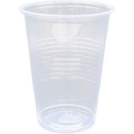 Genuine Joe Genuine Joe Cup, Plastic , 7 oz, Translucent, 25PK GJO10436